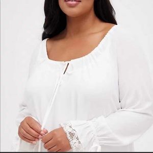 Torrid Outlander White Sassenach Night Gown